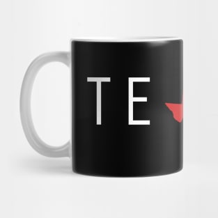 Texas map Mug